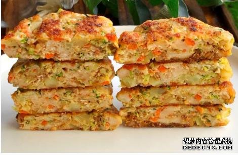 无限极美味产品:好吃不胖时蔬鸡肉饼,0基础一学就会