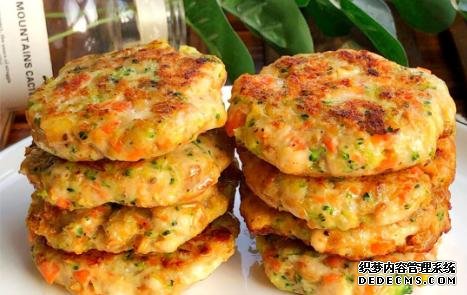 无限极美味产品:好吃不胖时蔬鸡肉饼,0基础一学就会