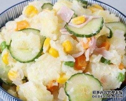 春节后可以开始考虑减重了，日式土豆沙拉，味鲜色美低脂又饱腹