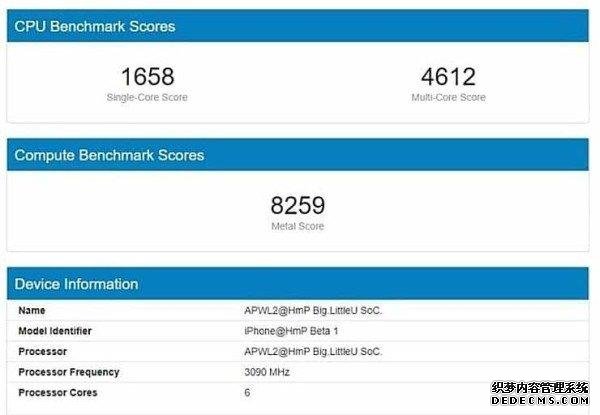 苹果A14跑分曝光，主频突破3GHz，搭载iPhone12或将成为旗舰机皇