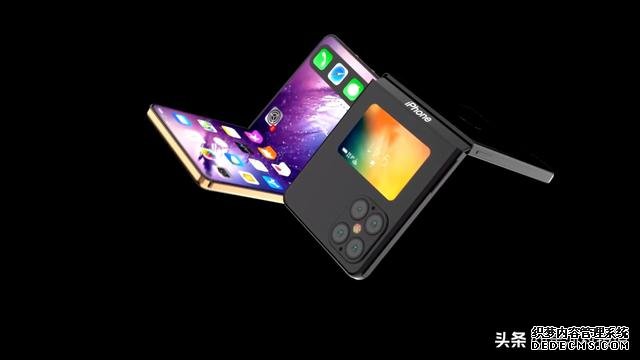 iPhone折叠屏手机曝光:上下内翻折,对标三星?