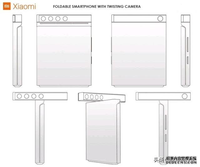 小米折叠屏手机新专利曝光：相机模组可旋转，华而不实？