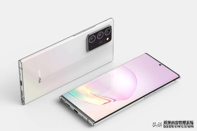 三星Note20+渲染图曝光:或搭载Exynos992,无缘屏下摄像头