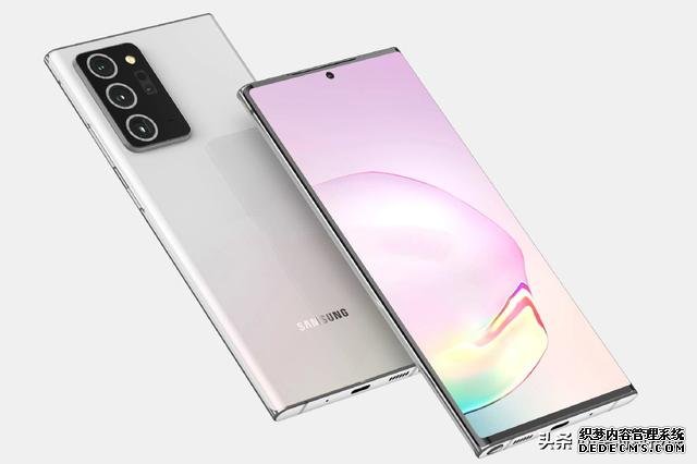 三星Note20+渲染图曝光:或搭载Exynos992,无缘屏下摄像头
