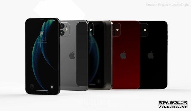 5GiPhone12渲染图曝光,京东方屏幕+更小更薄+价格感人,11再见