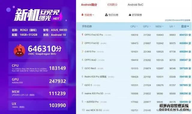 ROG游戏手机3官宣,携手腾讯游戏共同打造沉浸式游戏空间