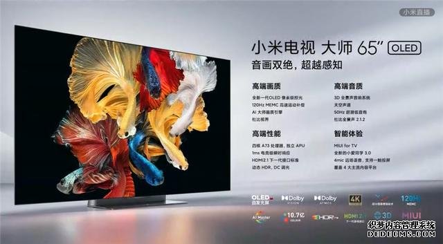 高端电视也有性价比 小米首款OLED电视大师系列发布 售价12999元