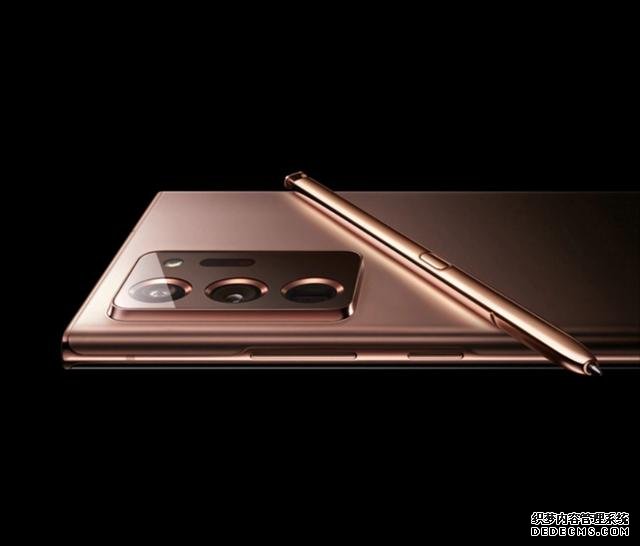 三星官方曝光Galaxy Note 20 Ultra：古铜色，三摄像头设计
