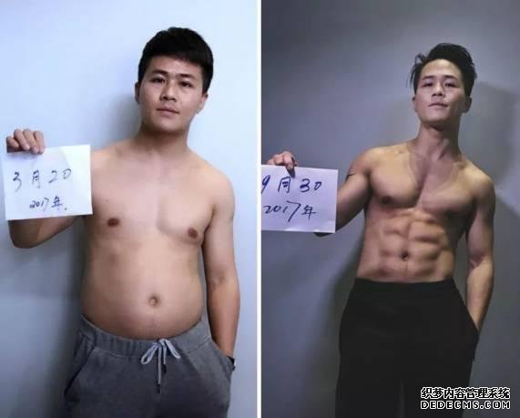 坚持健身,对一个人的改变有多大?一组对比照告诉你!