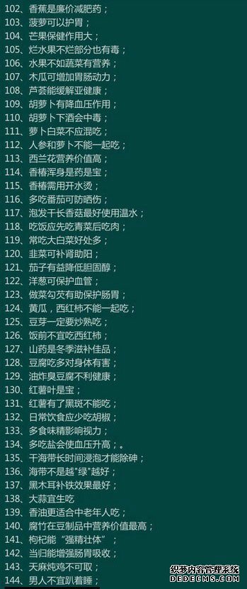 170个健康小常识，看看你知道多少？收藏一下吧！