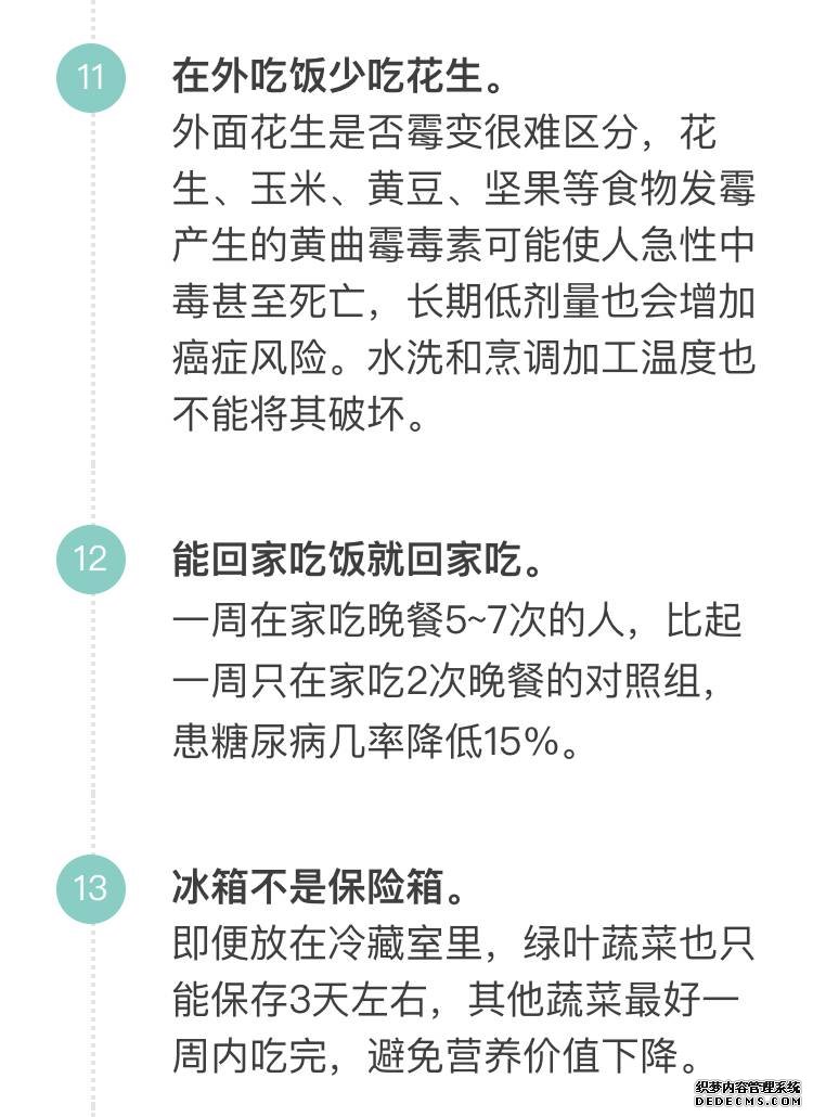 「科普营养」60个只有医生才知道的健康知识，快来看看吧！