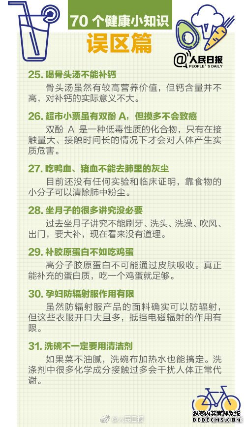 健康小知识70条，医生经典总结！能帮你省不少冤枉钱！